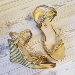 Michael kors Palm Beach Metallic Wedge Sandals